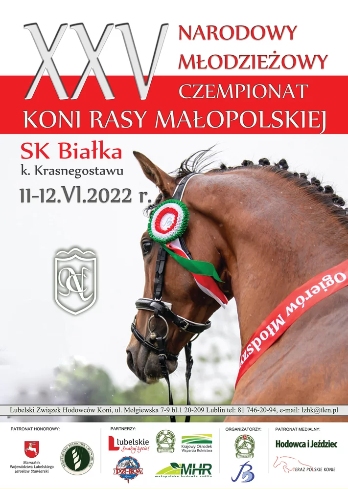 plakat promujący czempionat koni małopolskich